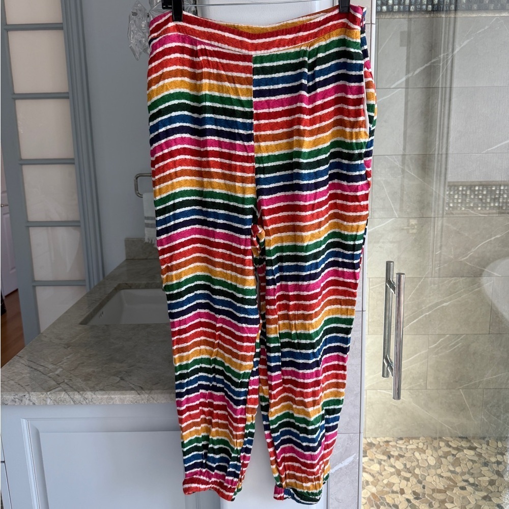 Farm Rio Rainbow Striped Joggers - Picture 6 of 13